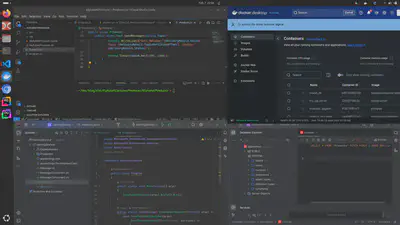 VS Code, PowerShell, Rider, Docker, DataGrip