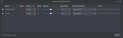 Assigning channels to the output