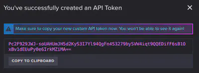 The token
